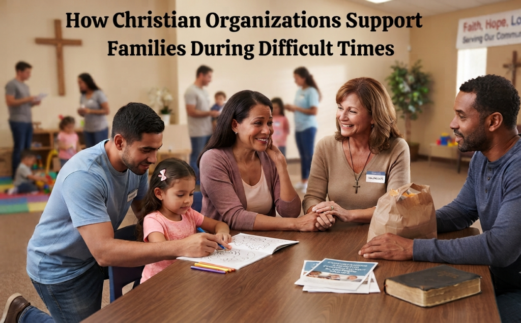 Christian organizations supporting families through faith and compassionate community care
