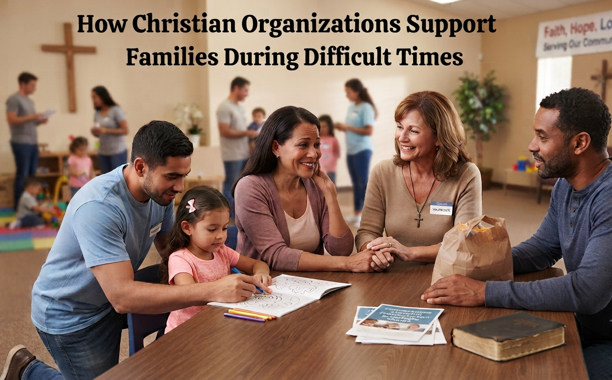 Christian organizations supporting families through faith and compassionate community care