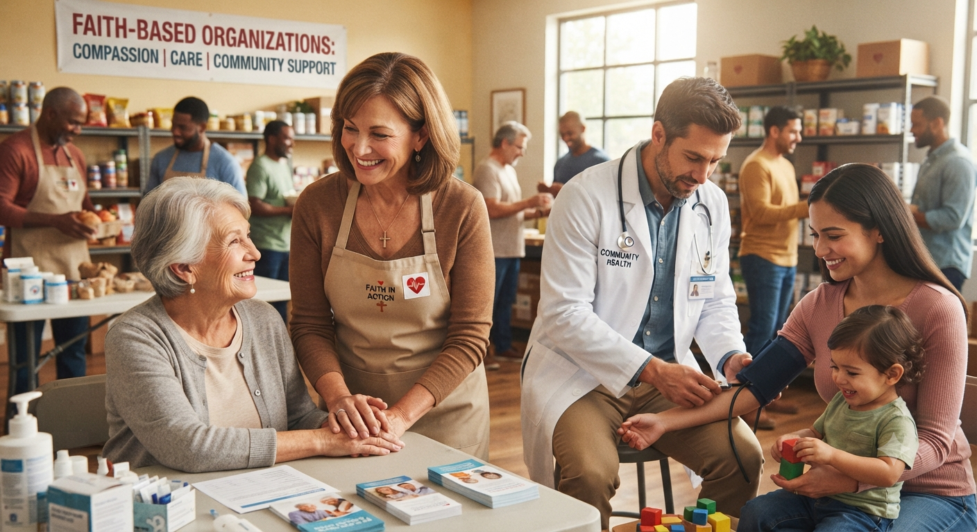 Faith-based organizations in Ontario providing healthcare and community support services