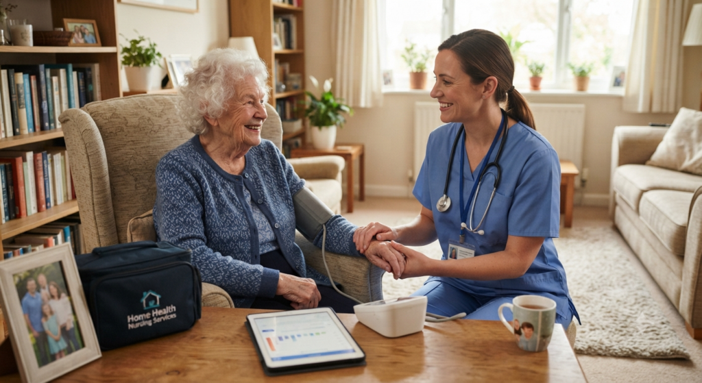 Home health nursing services in Ontario providing compassionate care for seniors