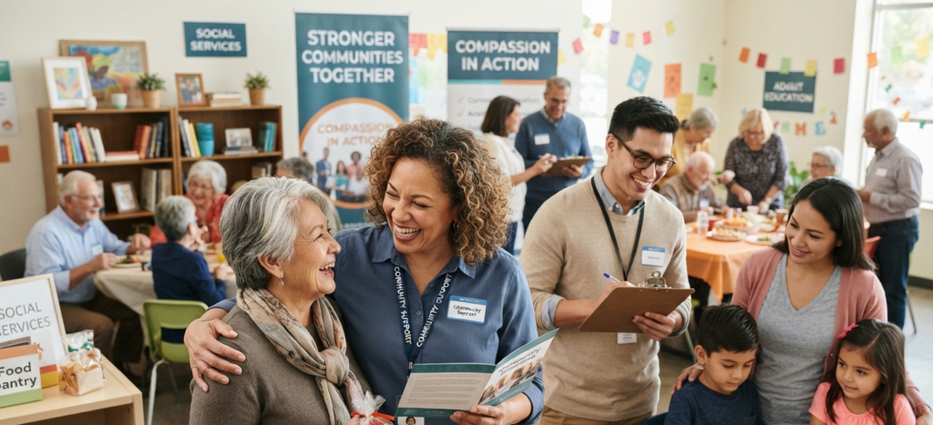 Humanitarian services in Ontario providing social support and community assistance