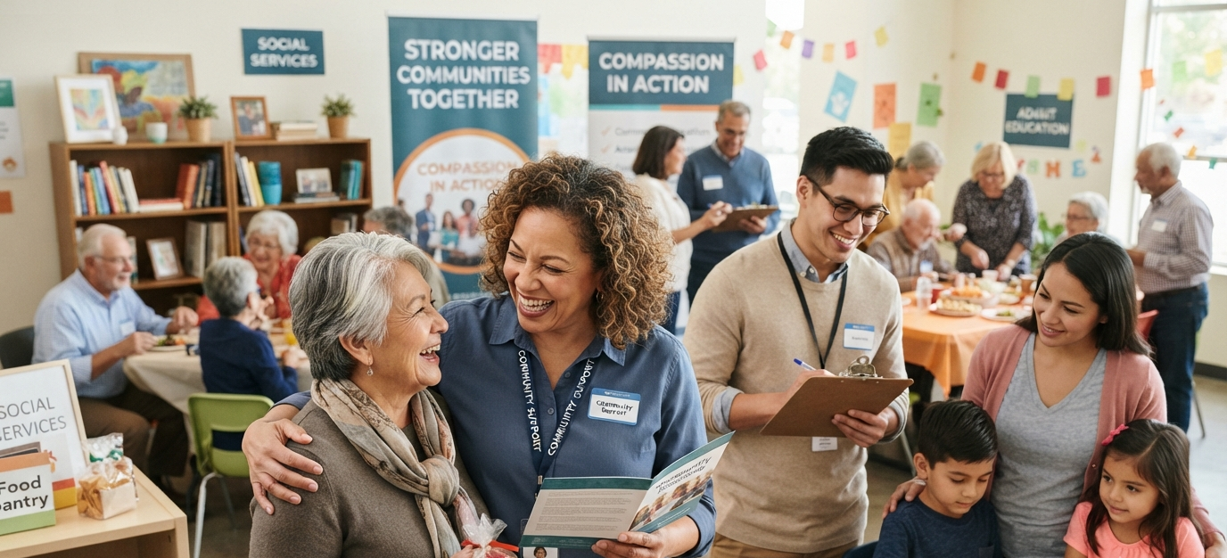Humanitarian services in Ontario providing social support and community assistance